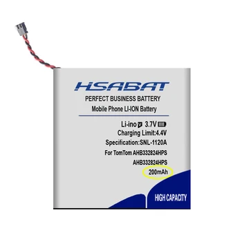 HSABAT 0 Cyklus 200mAh AHB332824HPS Batérie pre TomTom Iskra Kardio+ Hudba GPS Hodinky Náhradný Akumulátor