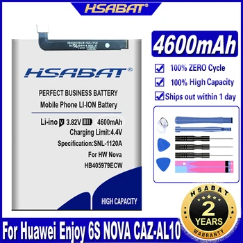 HSABAT 4600mAh HB405979ECW Batériu pre Huawei Užite si 6S NOVA CAZ-AL10/TL00 Česť 7A 7S 6A 6c Y6 PRO 2017 Y5 2017 p9 lite mini