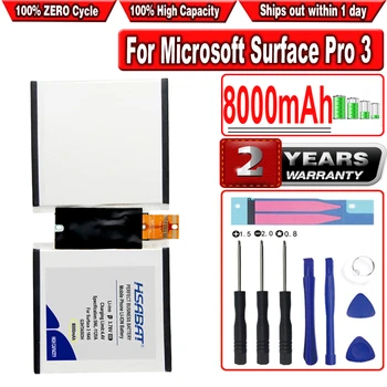 HSABAT 8000mAh G3HTA003H G3HTA007H G3HTA004H Notebook Batéria pre Microsoft Surface Pro 3 1645 Série Tablet PC
