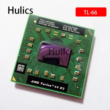 Hulics Používa AMD cpu notebook Turion TL-66 TMDTL66HAX5DM TMDTL66HAX5DC PROCESOR 2.3 GHz, Socket S1 S1g1 Dual-Core Notebook tl66 TL 66