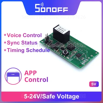 Itead Sonoff SV 5-24V Bezpečné Napätie Bezdrôtový WiFi Smart Home Switch Module Support Sekundárny Rozvoj Práce s eWeLink APP