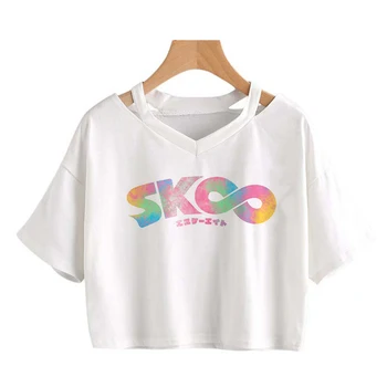 Japonské Anime SK8 Infinity T Shirt Ženy Lete Y2k Plodín Topy Skateboard Manga Grafické Tričko Kawaii Ullzang T-shirt Žena