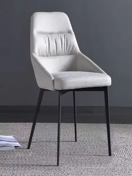 Jedálenské stoličky domácnosti Nordic light luxusné moderné jednoduché späť stolice voľný čas rokovania stôl stoličky manikúra stoličky hotel reštaurácií a b