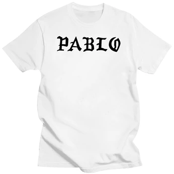 Kanye West Pablo T Shirt Muži Ženy Tlač Módne T-Shirts Sezóna 3 Saint Pablo Oblečenie Písmená Tee Tričko Tour Nadrozmerné Tee Topy