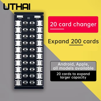 Kartu Meniča Multi-card Zariadenie Externý Slot pre Kartu Android Apple Universal 20 Rozšírenie Veľká-Kapacita Mobilného Telefónu Sim Kartu