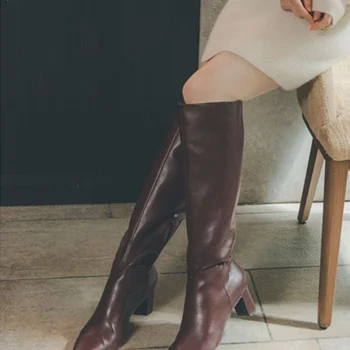Klasická Móda Ukázal Prst Dámske Topánky Japonský Elegantné Topánky Na Jar Jeseň Fashion Botas Mujer Pevné Mäkké Zapatos Mujer