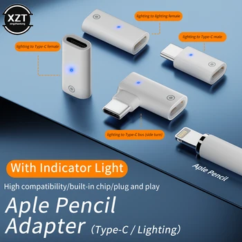 Konektor pre Nabíjačku pre Apple Ceruzka Adaptér Adaptér nabíjačky Konektor Kábla USB-Typ C-C Žien a Žien Lightin Konvertor