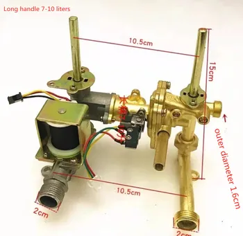kvalitné 7-10 L Plynový Ohrievač Vody Častí, plyn a voda montáž ventilu