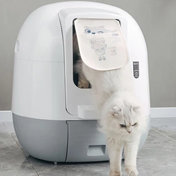 Kúpeľňa Inteligentné Samočistiaci Mačka Mačka Bedpans Automatické Liiter Bedpan Podstielku Box Smart Pet Arenero Gato Pet Produktov
