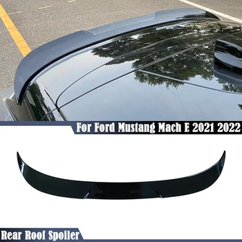 Lesklá Čierna/Carbon Fiber Vzhľad Zadný Spojler Strešný Kufor Chvost Krídlo Pre Ford Mustang Mach E 2021 2022 Do Auta Styling