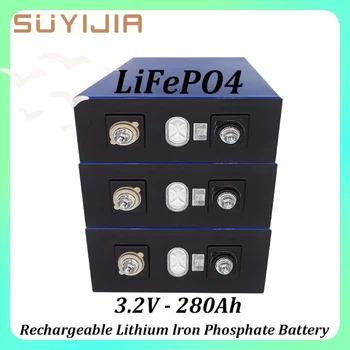 Lifepo4 280Ah 3.2 V Nabíjateľná Lítium-Železo-Fosfát Batérie pre PS Moc RV Power Bank Solárny Systém na Ukladanie Kempingových Vozidiel