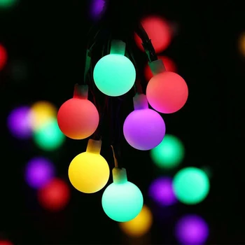 Loptu USB String Svetlo Miestnosti Dekorácie Vianočné Dovolenku Stranou Svetlo Outdoor Camping Dekoratívne Modelovanie Visí Lampa