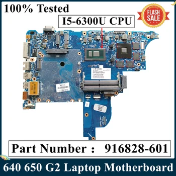 LSC Zrekonštruovaný Pre HP 640 650 G2 Notebook Doska S I5-6300U CPU 916828-601 916828-001 6050A2860101-MB-A01 DDR4 MB