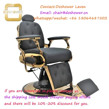 Luxusné holič stoličky syntetickej kože s vintage holič stoličky pre mužov veľkoobchod holič stoličky ťažkých