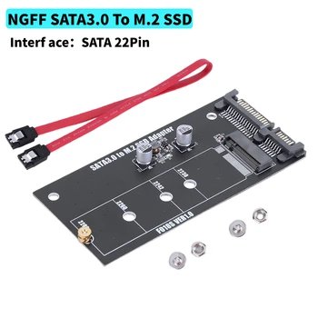 M. 2 NGFF SSD Previesť Karty Adaptéra 22Pin SATA3.0 M2 SSD Karty Adaptéra SSD (Solid State Drive) Do 6 g Rozhranie Konverzie Karty