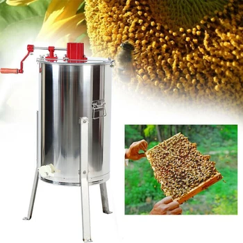 Med Extractor Včelieho Medu Extractor Príručka Honeycomb Spinner 3 Tri Rám Z Nehrdzavejúcej Ocele Včelárskych Príslušenstvo