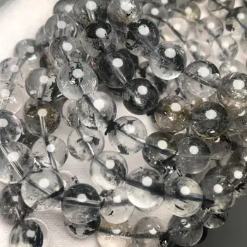 Meihan Prírodné Herkimer Diamant Himalájach energie quartz 9-10 mm 10-11 mm hladké kolo voľné korálky pre šperky, takže urob si sám