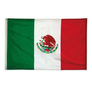 Mexiko Vlajka 3x5FT Polyester Národnej 90x150cm 1pcs 10pcs 20pcs 50pcs 100ks Banner Dekorácie Športové Outdoorové Hot Predaj