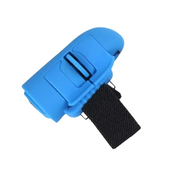 Mini 2.4 G Bezdrôtový Prst Prsteň Myš Ergonomický Prenosné Optické Cestovné Myší (Modrá)