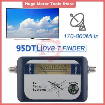 Mini Digitálny Satelitný Signál Finder Meter DVB-T Finder Vzduch, Zem Signál Antény Meter Ukazovateľ TV, Satelitný Prijímač Detektor