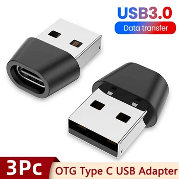 Mini USB OTG Mužského Typu C Ženské Adaptér Prevodník USB Typu C Konektor pre Nabíjačku pre Macbook Mobilný Telefón Údajov Nabíjačky Adaptéry