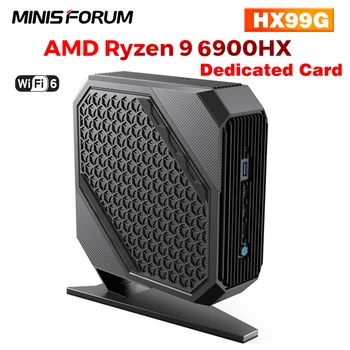 MinisForum HX99G AMD Ryzen 9 6900HX Mini PC Windows 11 Pro 32 gb DDR5 512 gb diskom SSD WIFI6 BT5.2 USB4 Ploche MINI PC Gamer Počítača