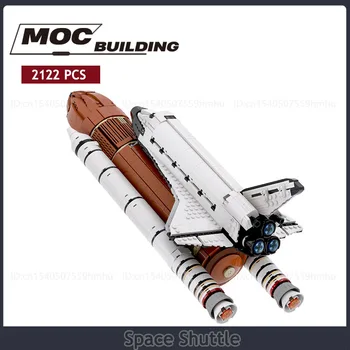 MOC Raketoplán Model stavebným Technológie Tehly Malých Častíc UCS Zber Série Vedy Vzdelávacie Hračka Darček