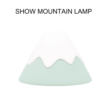 MUID Sneh na Horských Indukčné Malé Nočné Svetlo Pat Načasovanie stolná Lampa USB Nabíjanie Led Nočné Lampy Tvorivých Detí Silikónové