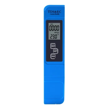 Multifunkčné ES/TDS/Temp Meter Vody Analyzer LCD-Digitálne-Kvalita Vody Tester pre Rybolovu Bazén Vody Analyzer