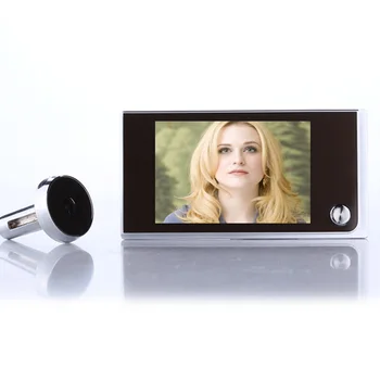 Multifunkčné Home Security 3,5 palcový Dvere Viewer Video Peephole Fotoaparát Zvonček Bezpečnostné Kamery Video-oko Bezpečnosti Hlasový Záznam