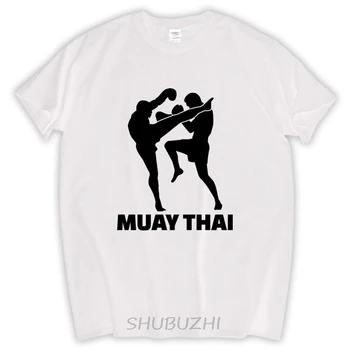 muž legrační Nové Letné Tričko Muž Muay Thai Muži T-shirt Vlastné Bavlna Krátky Rukáv Tím Značku Oblečenia