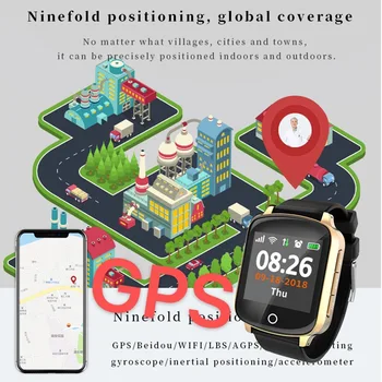 najnovšie vysoká kvalita GPS Tracker Locator Smart Hodinky pre Staršie Ženy, Mužov Smart hodinky s SOS Volanie Srdcovej frekvencie, Krvného Tlaku