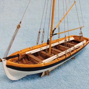 NIDALE Model Doprava Zadarmo v Mierke 1/35 Rám Loď stavbu Modelu auta Klasické skiff dreva do záchranných člnov
