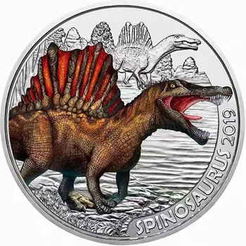 Non-Magnetické 2019 Rakúsko Dinosaura Dragon Mince Dinosaura Strieborné Pozlátené Výzvou Pamätné Mince Zberateľské Deti Darčeky