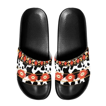 Nopersonality Americké Vzory Žien Papuče Geometrické Aztec Dizajn Flip Flops Dospelých Módne Letné Sandále Na Platforme