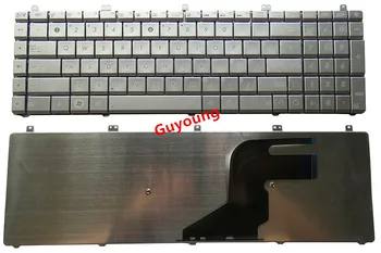 Notebook NÁS anglická klávesnica pre Asus N55 N55SL N55SF N75 N75SF N75SF N75SL N75S N75Y N55X N55SF striebro