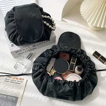 Nové Módne Make-Up Taška Ťahanie Lana Organizátor Taška Prenosná Cestovná Organizátor Veľkú Kapacitu Wash Bag Pre Ženy