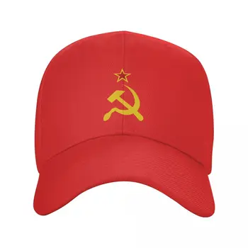 Nové ruskej Sovietskej Vlajky šiltovku pre Ženy, Mužov, Priedušná CCCP ZSSR Kladivo Kladivo Otec Klobúk Výkon Snapback Letné Klobúky