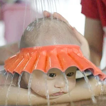 Nový 3 Farby Deti Sprcha Kúpanie Spp Bezpečnú Ochranu Šampón Nastaviteľná Mäkká Ochrana Očí Pre Dieťa Umývanie Vlasov Štít Klobúk Domov Nástroje