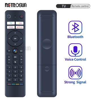 Nový Hlasový Diaľkové Ovládanie pre Tech4home Msú TV T4HU2124/36K KHAMSIN M7