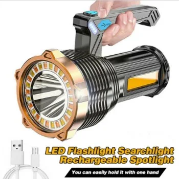 Nový Typ Svetlomet, Vonkajší Multi-Function Baterku, USB Nabíjanie Pomocou KLASU Strane Lampa Domácnosti Long-Range Prenosné Lampy