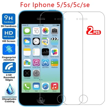 ochranné kalené sklo pre iphone 5s 5c se 5 á c screen protector na i phone s5 c5 es bezpečnosti film iphone5 iphone5s iphonese