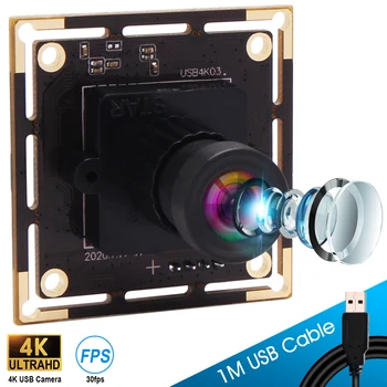 OEM 4K HD 38x38mm/32x32mm mini usb modul kamery zadarmo ovládač Plug and Play široký uhol s 2.8 mm objektív