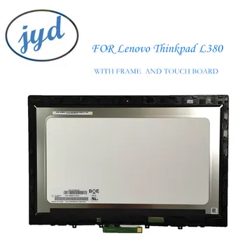 Originálne LCD Pre Lenovo L380 02da316 LCD Displej Montáž M133NWF4 s Rámom Rám Doska