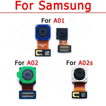 Originálne Predné Zadné Kamera Pre Samsung Galaxy A01 A02 A02s Zadné Malé Smerom Selfie Čelnej Kamery Modul Oprava Náhradných Dielov