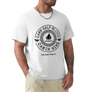 Percy Jackson - Tábor Half-Blood - Kabíne Deväť - Hephaestus T-Shirt muž oblečenie designer t shirt mužov