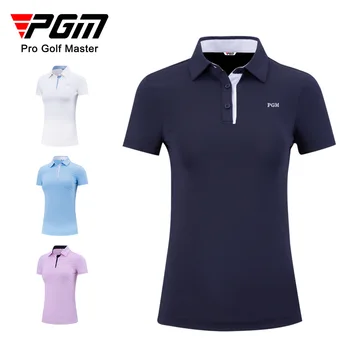 PGM Ženy Golf Krátke Rukávy Košele T Letné Dámske Športové Košele Slim Oblečenie Rýchle Sušenie Priedušná Golf, Tenis Oblečenie YF486