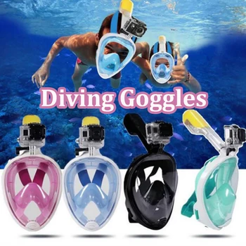 Podvodná Šnorchlovanie Maska Fotoaparát Potápačské Okuliare Potápanie Respirátor Masky Anti Fog Plávanie Maska Okuliare Pre Dospelých