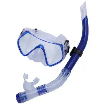 Potápanie Maska Šnorchel Anti-Fog Okuliare Okuliare Set Professional Dospelých Pol Suché Dýchacie Trubice, Plávanie Okuliare Pool Tool