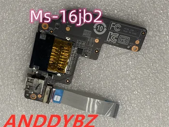 Používa Ms-16jb2 VER 1.0 Pôvodný PRE MSI GL62VM Gp62 GL72VM GP72 GE62VM GE72VM Čítačka Kariet Media Tlačidlo USB Doska S Káblom